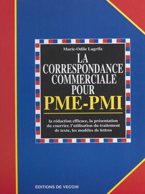 cover image of La correspondance commerciale pour PME-PMI